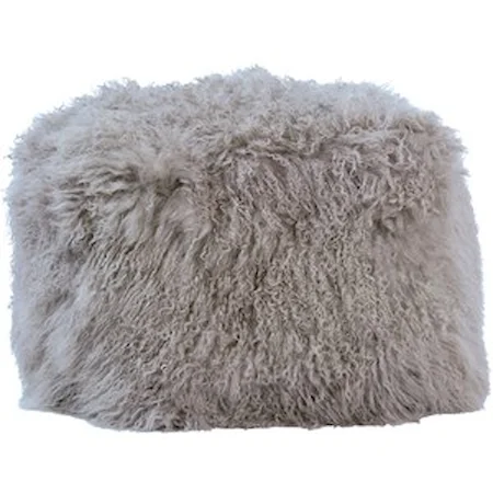 Mohair Pouf